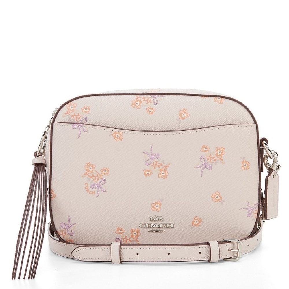 Coach Camera Floral Bow Print Bag
